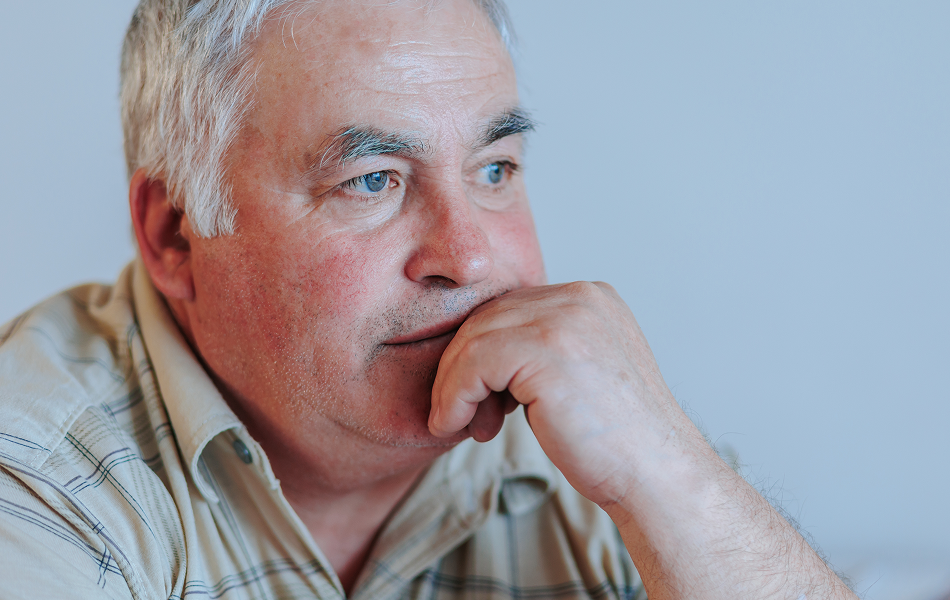 Man and women jogging and talking